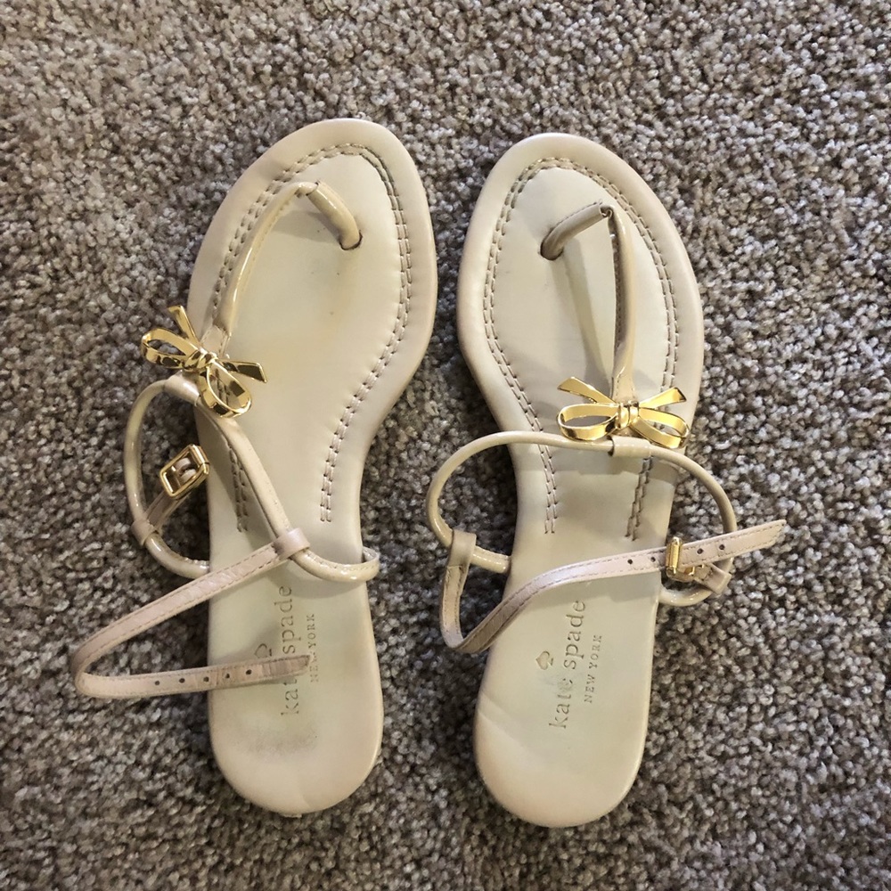 Kate Spade Sandals Beige Size 7